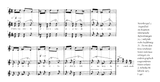 Mazurka, Musikbeispiel aus MGG - Klicken zum Vergrößern!